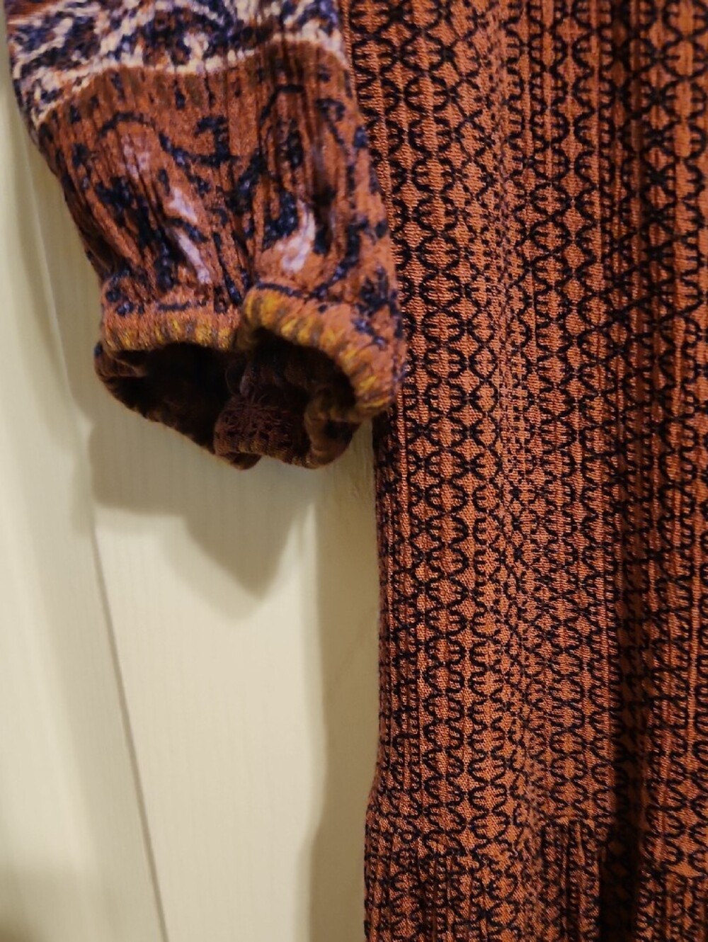 Knox Rose Brown/Rust Dress, Large - Picture 5 of 10
